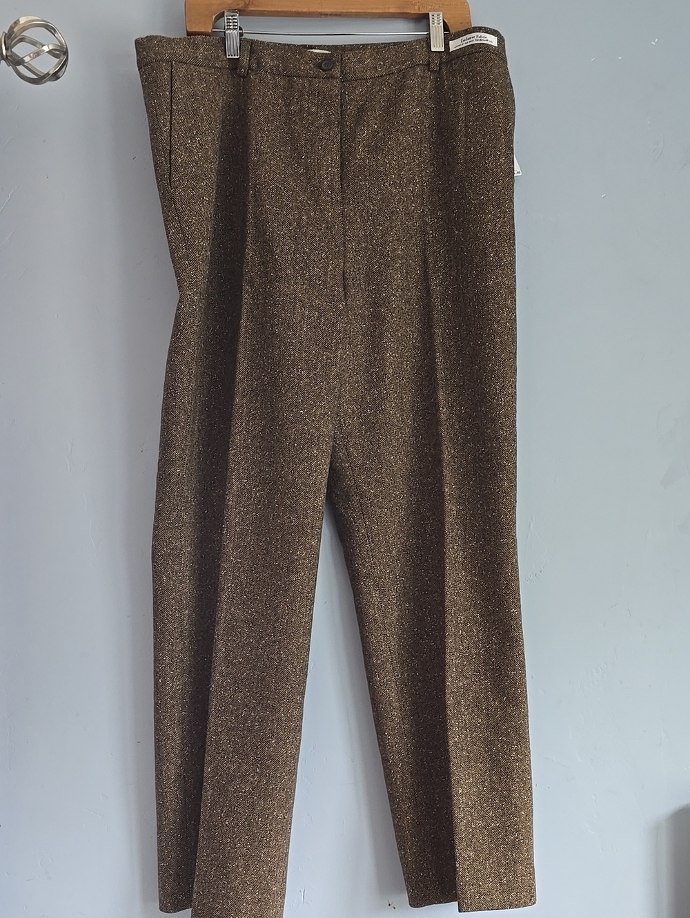 💥Pendleton Classic Revival True Fit Wool Silk Herringbone Trousers NWT